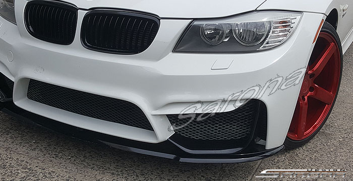 Custom BMW 3 Series  Sedan Front Bumper (2009 - 2011) - $650.00 (Part #BM-077-FB)